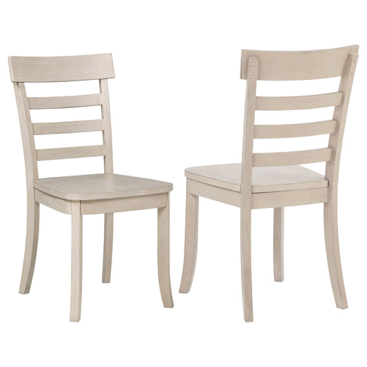 Orrison Ladder Back Dining Side Chair Linen (Set of 2)