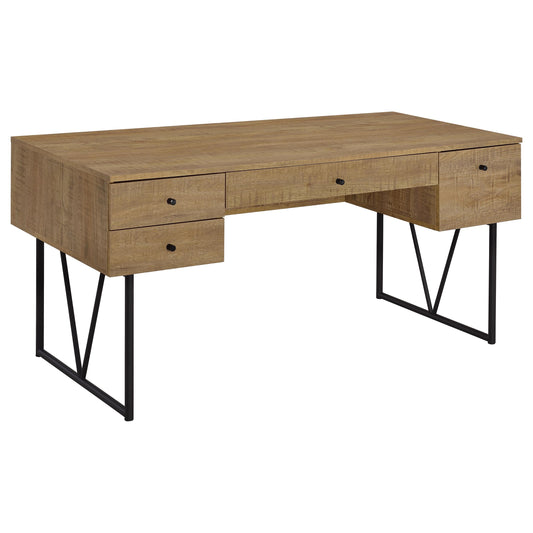 Analiese 63-inch 4-drawer Writing Desk Mango