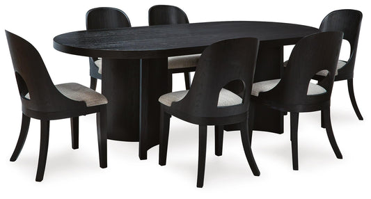 Rowanbeck Dining Table and 6 Chairs