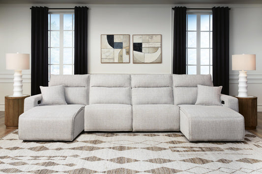 Modmax II 4-Piece Reclining Sectional with Double Chaise