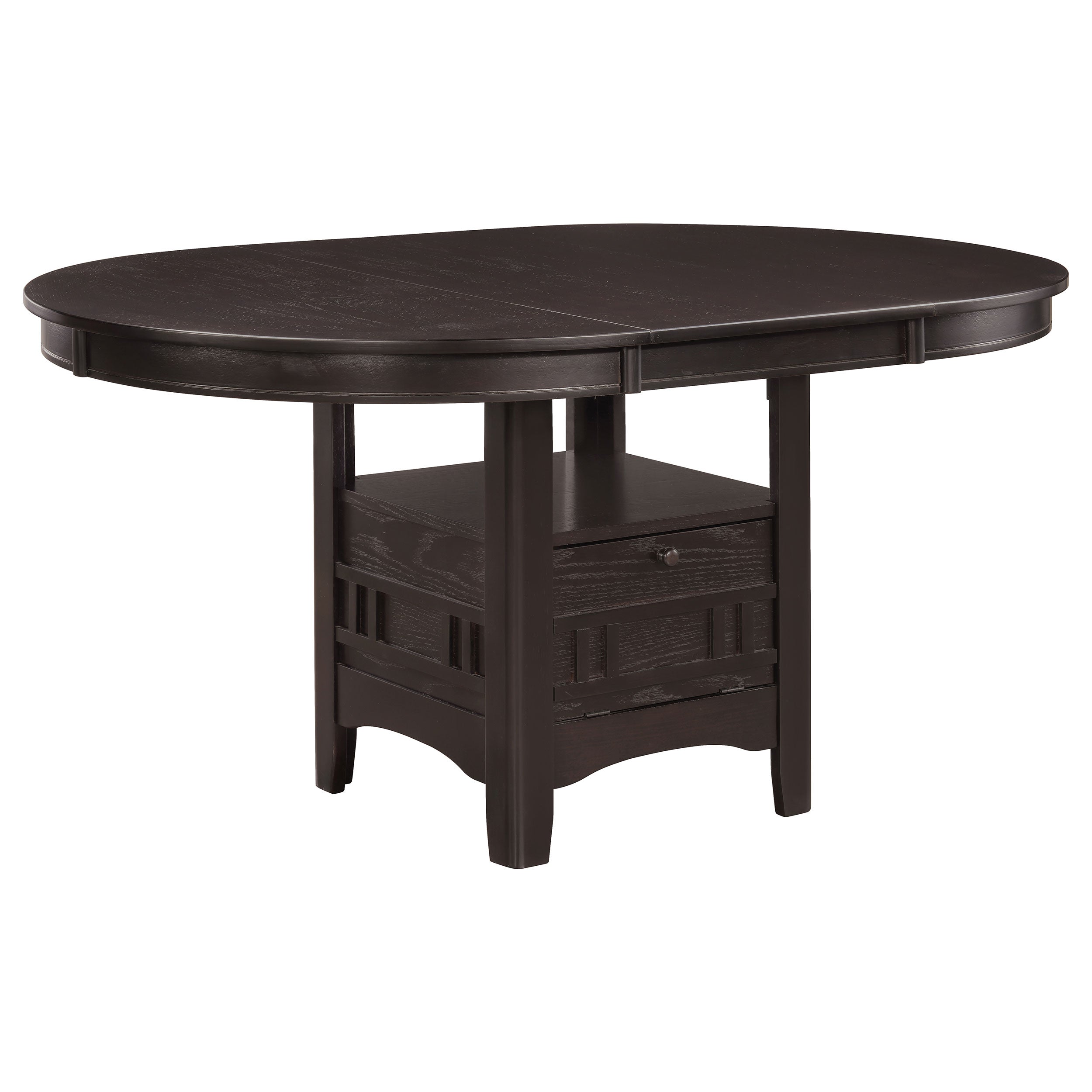 Lavon Dining Table with Storage Espresso National Unclaimed Freight