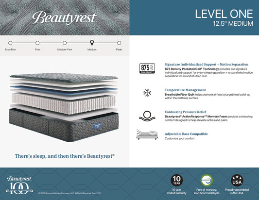 BeautyRest Core Quilted Level #1