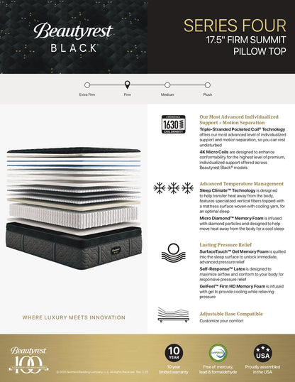 Beautyrest Black 2024 Series #4 Mattress