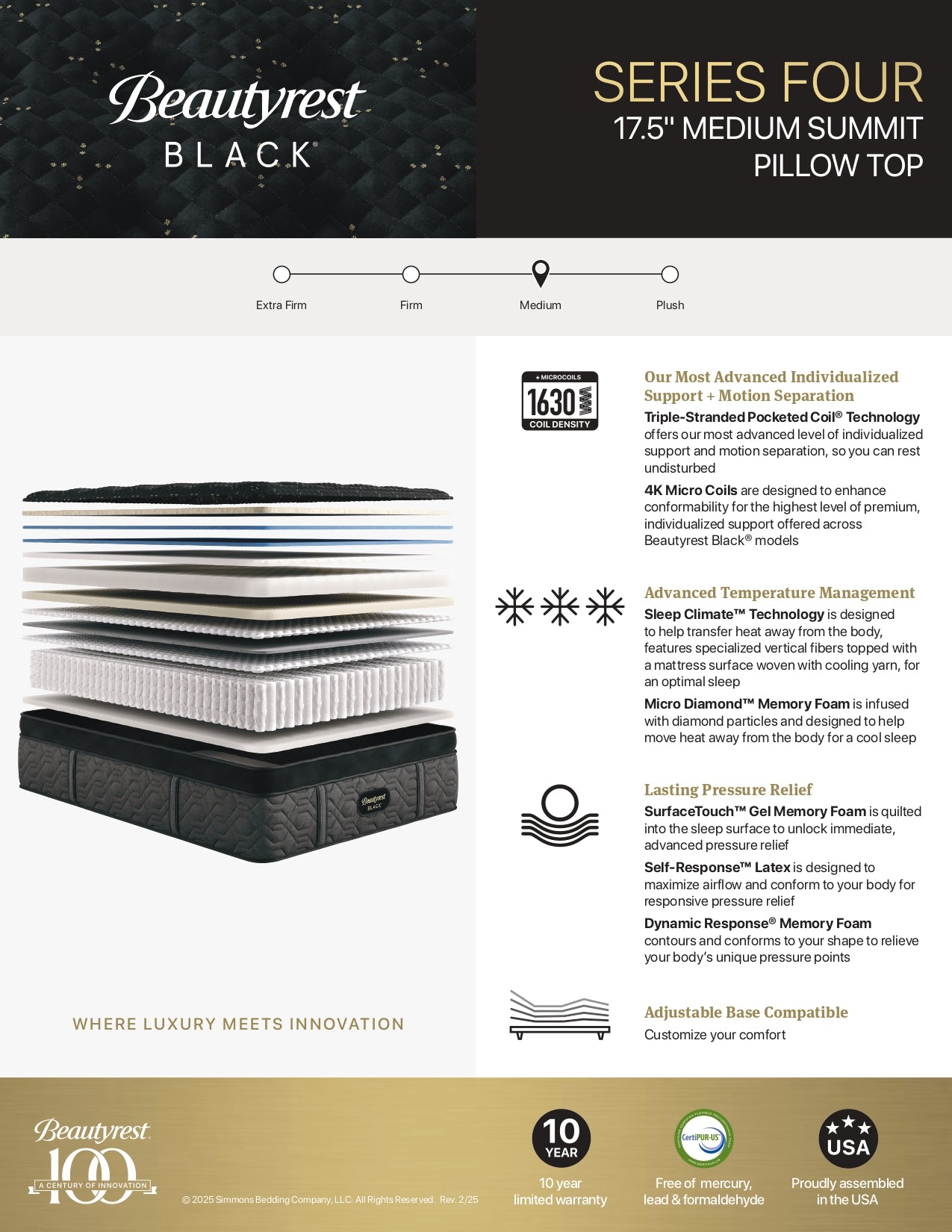 Beautyrest Black 2024 Series #4 Mattress