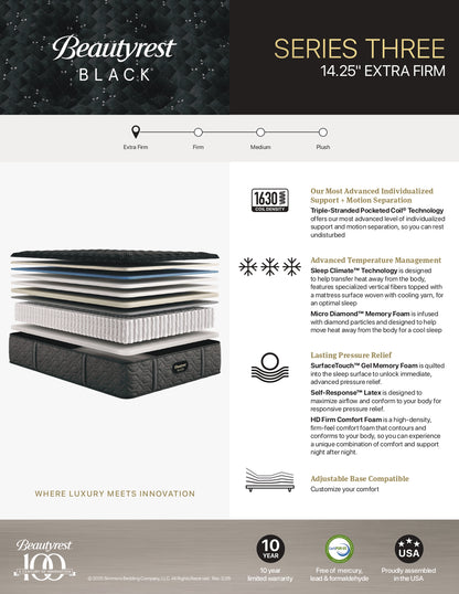 Beautyrest Black 2024 Series #3 Mattress