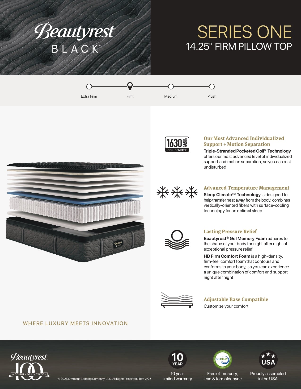 Beautyrest Black 2024 Series #1 Mattress