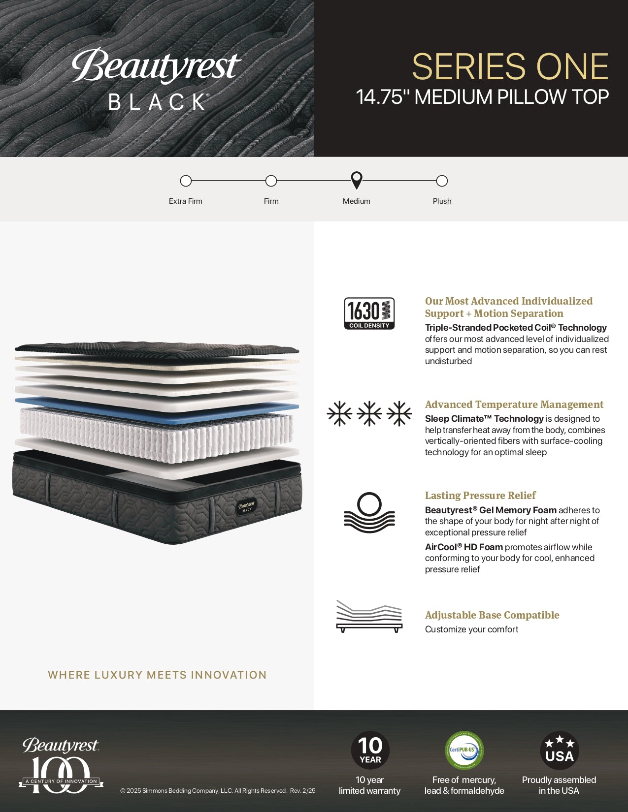 Beautyrest Black 2024 Series #1 Mattress