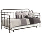 Livingston Metal Twin Daybed with Trundle Dark Bronze