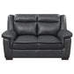 Arabella 2-piece Upholstered Padded Arm Sofa Set Grey