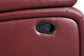 Camila 3-piece Upholstered Reclining Sofa Set Red