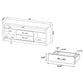 Burke 2-drawer Engineered Wood 59-inch TV Stand Grey Driftwood