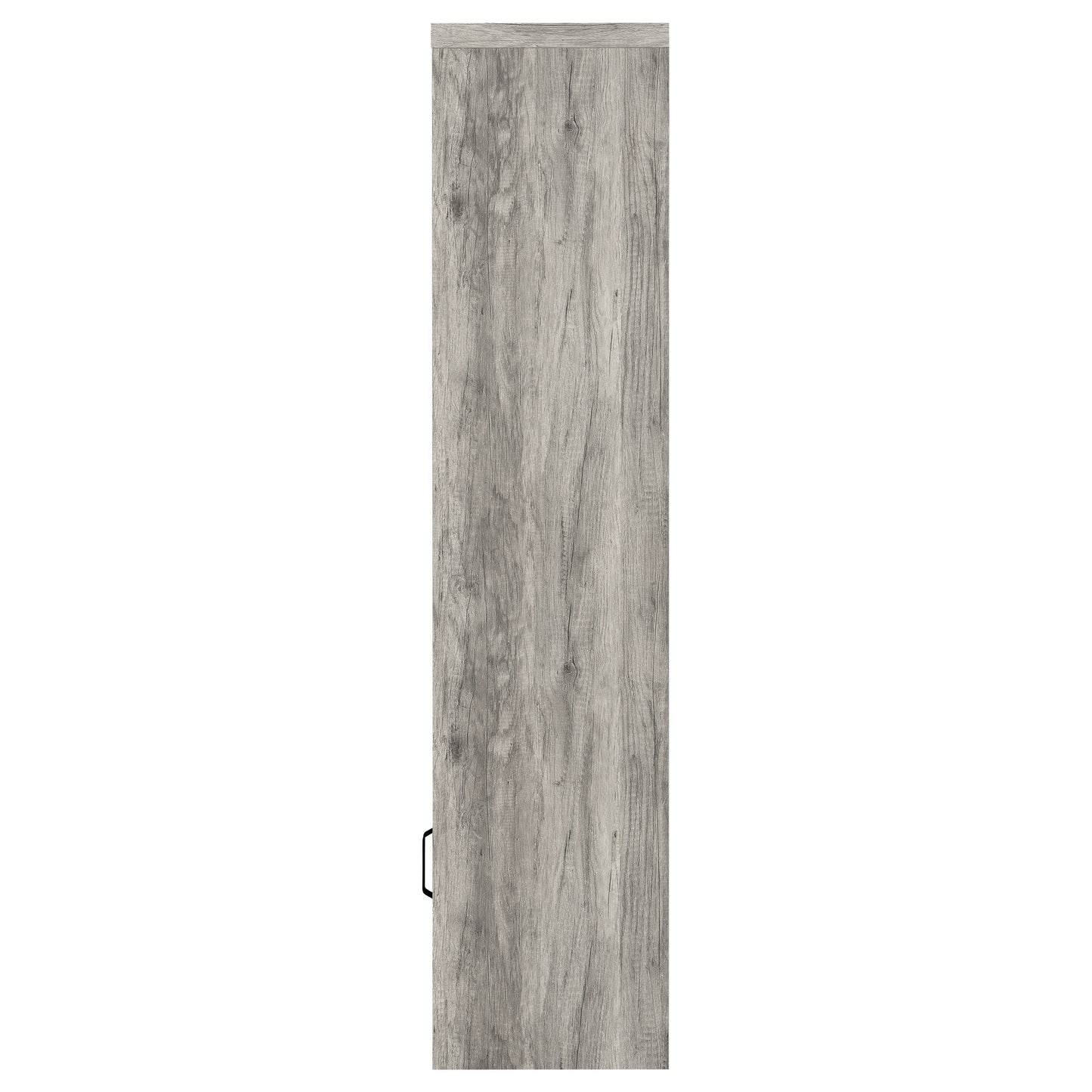 Burke 4-shelf Engineered Wood Media Tower Grey Driftwood