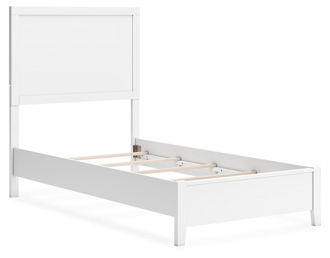 Binterglen Twin Panel Bed with Dresser and Nightstand