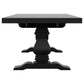 Florence 126-inch Extension Dining Table Distressed Black