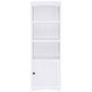 Laughlin 4-shelf Engineered Wood Media Tower White