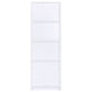 Laughlin 4-shelf Engineered Wood Media Tower White