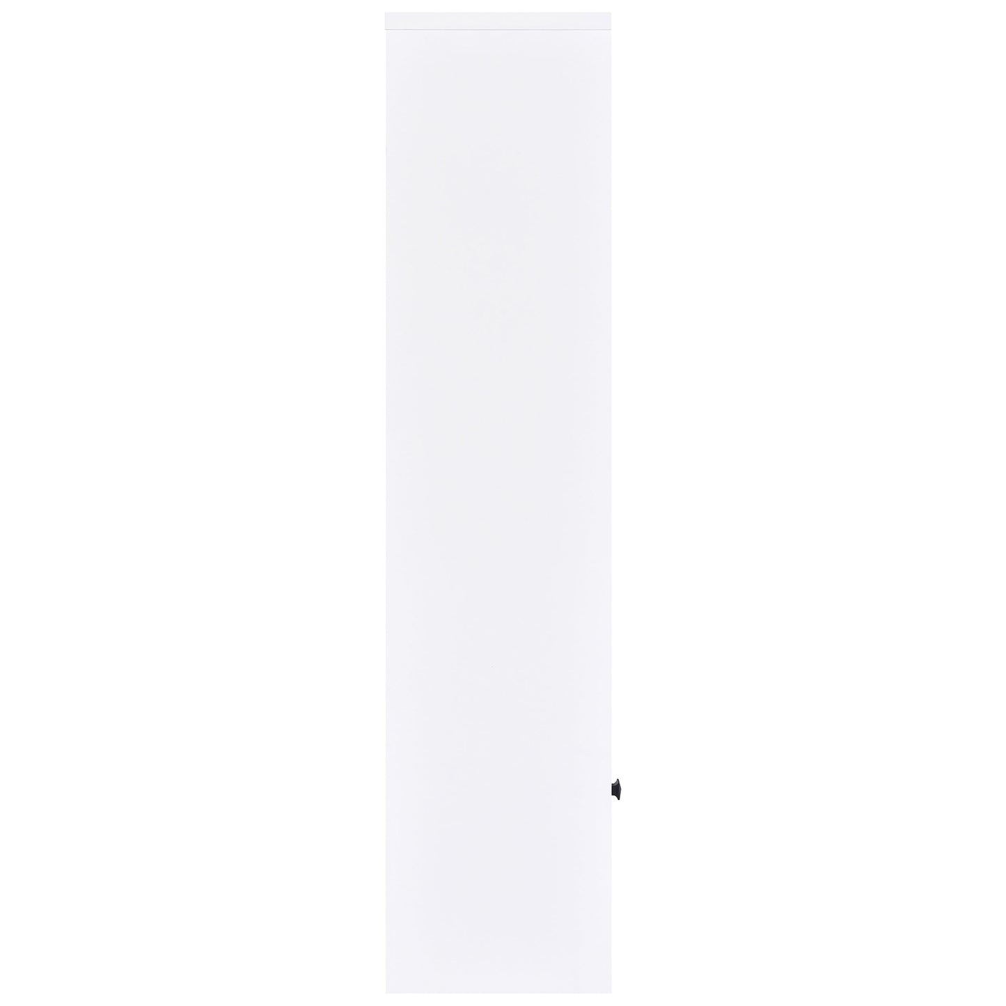 Laughlin 4-shelf Engineered Wood Media Tower White