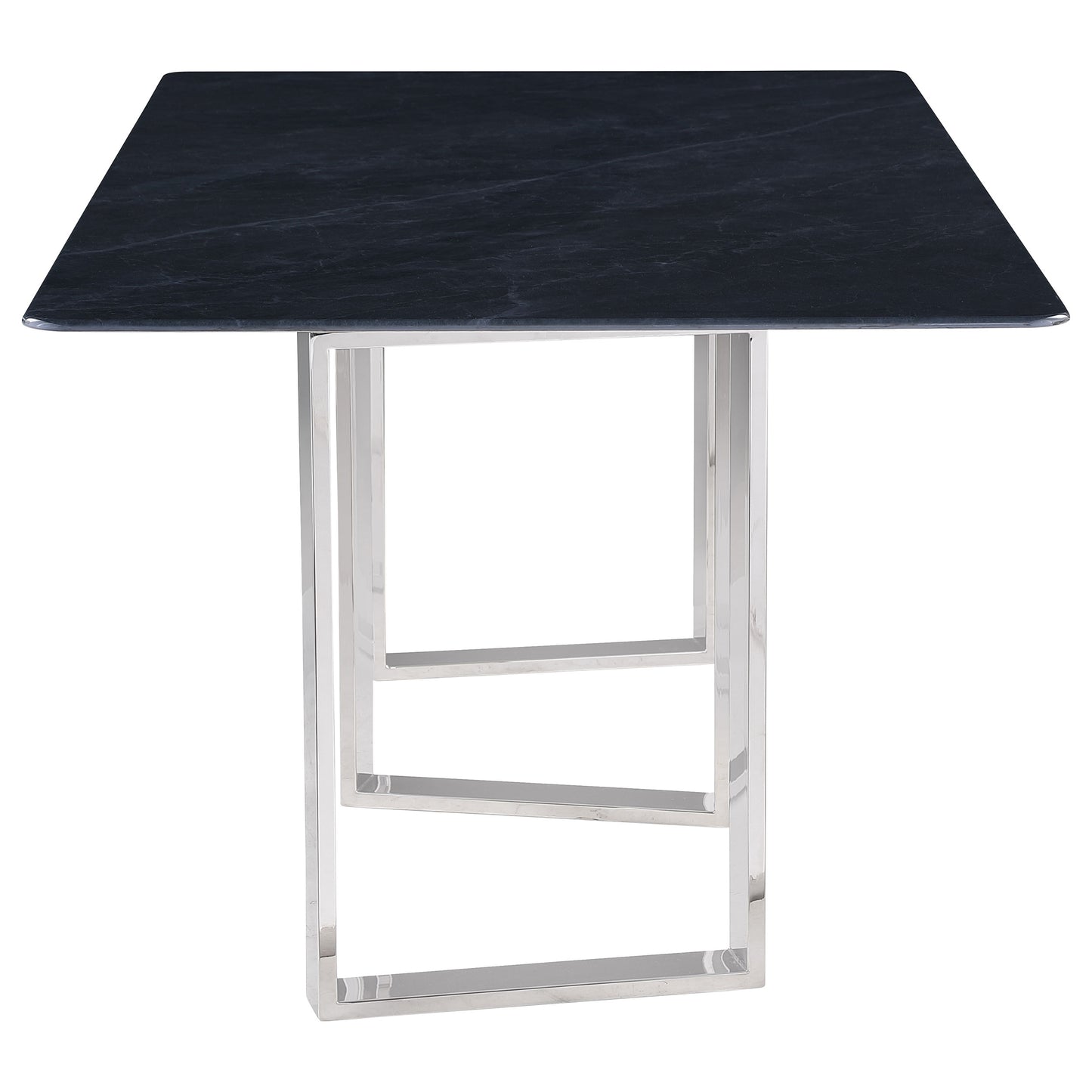 Desden 79-inch Rectangular Sintered Stone Dining Table Grey