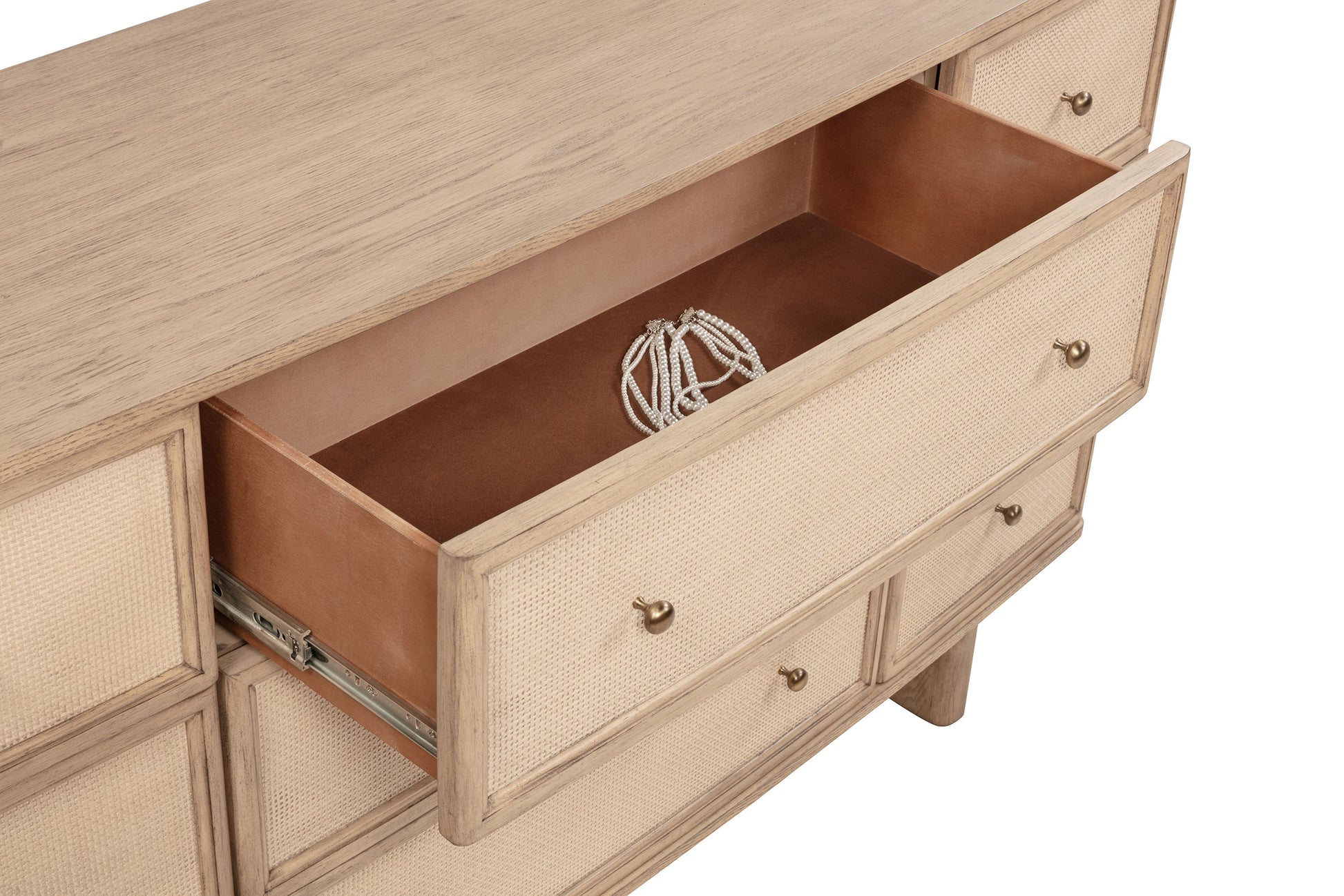 princess polly baby blue dress Kailani 9-drawer Dresser Cabinet Beige Oak – National Unclaimed Freight