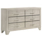 Trenton 4-piece Twin Bedroom Set Rustic Cream