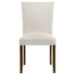 Paxton Upholstered Dining Side Chair Beige (Set of 2)