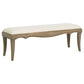 Revello Upholstered Bedroom Bed End Bench Washed Mango
