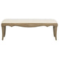 Revello Upholstered Bedroom Bed End Bench Washed Mango
