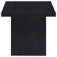 Max Square Engineered Laminate End Side Table Black