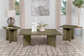 Andando 3-piece Coffee and End Table Set Mango Brown