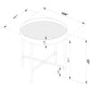 Ozella 2-piece Round Coffee and End Table Set Sandy Black