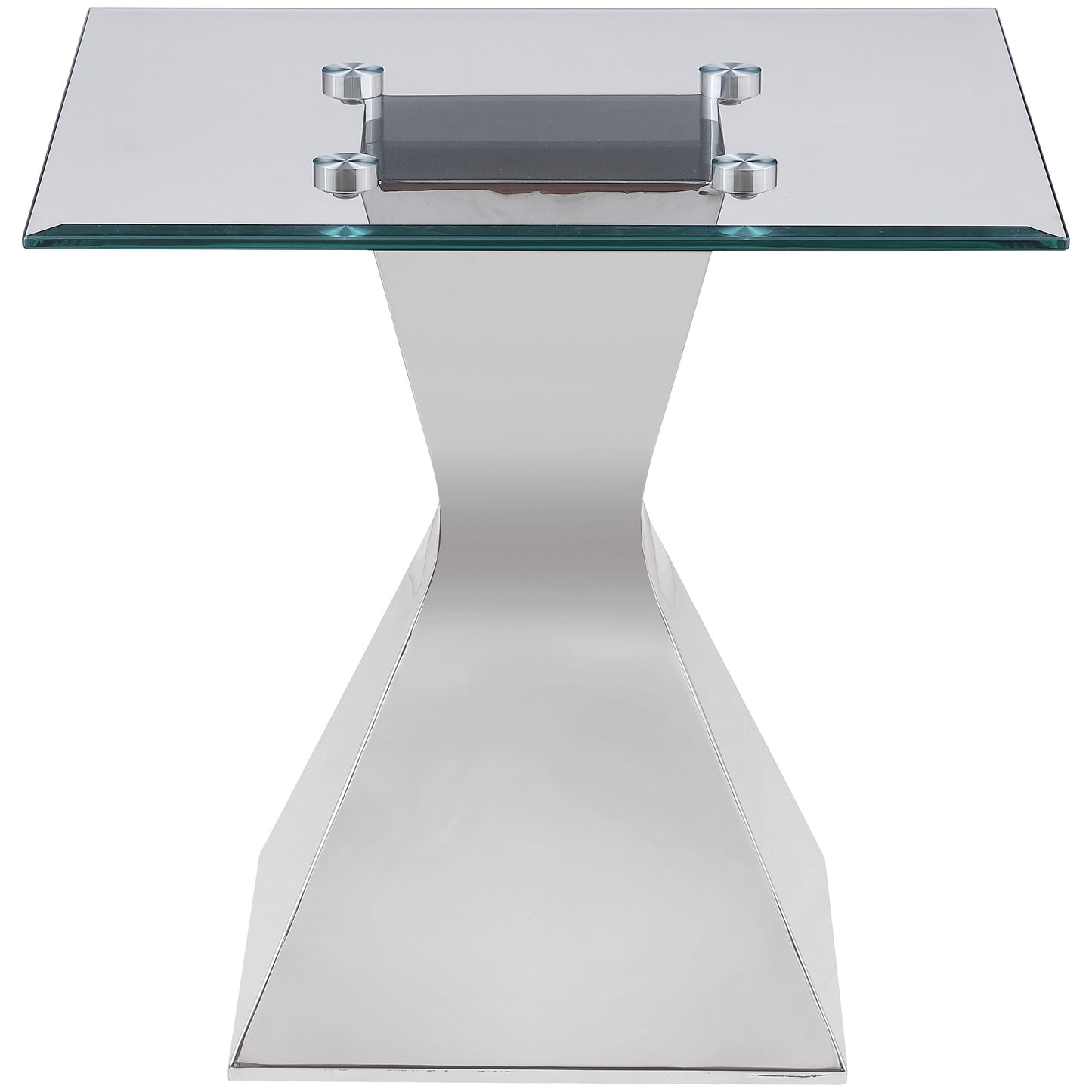 Jenny 3-piece Rectangular Coffee and End Table Set Chrome
