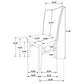 Sherwood 5-piece Rectangular Dining Table Set Brown