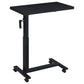 Westpark Height Adjustable Mobile Bedroom C-Table Black
