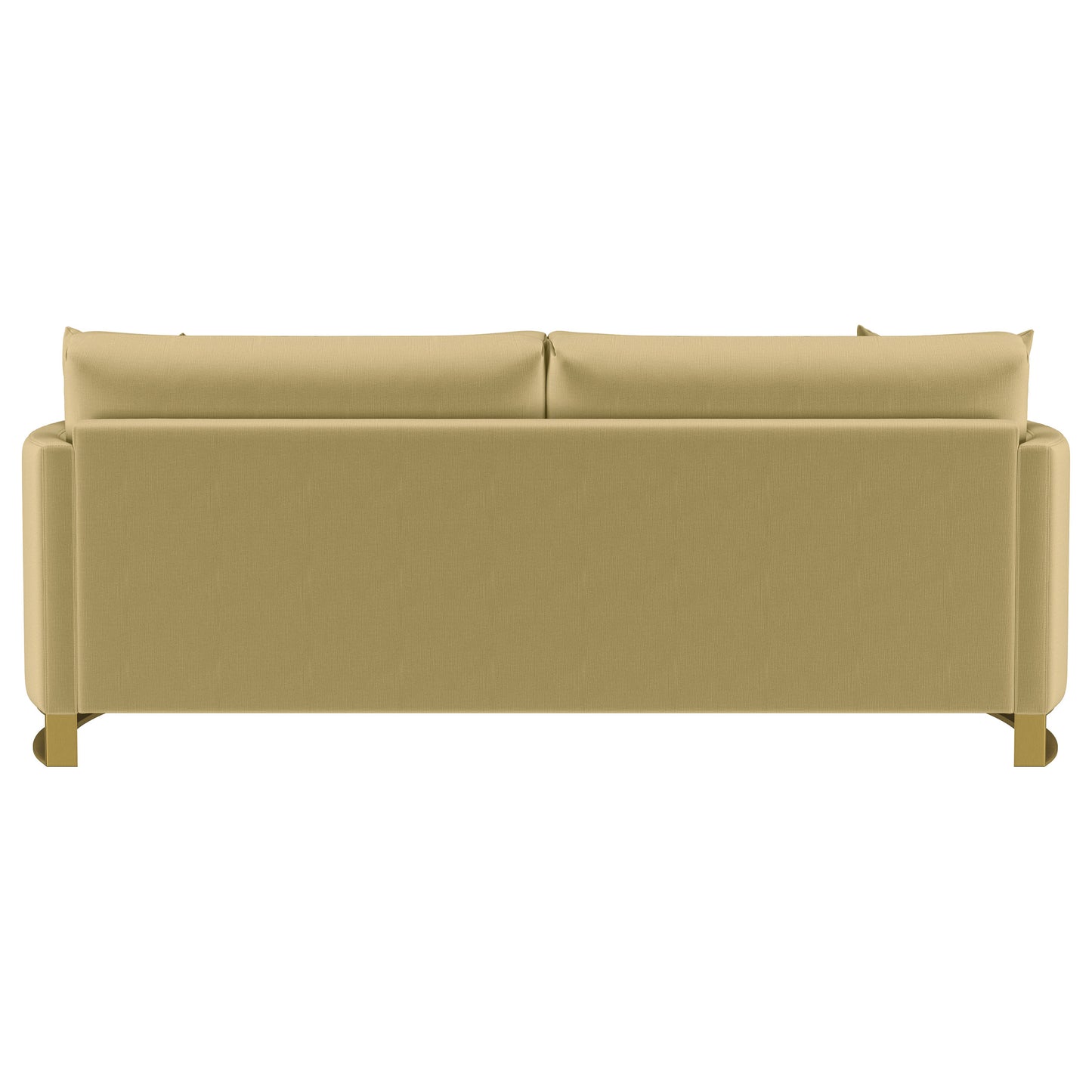 Corliss Upholstered Curved Track Arm Sofa Camel