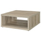 Frisco 2-piece Coffee and End Table Set Distressed Pine