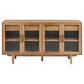 Middleton 4-door Sideboard Server with Dual Drawers Natural