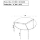 Rosalie 2-piece Round Coffee and End Table Set Grey
