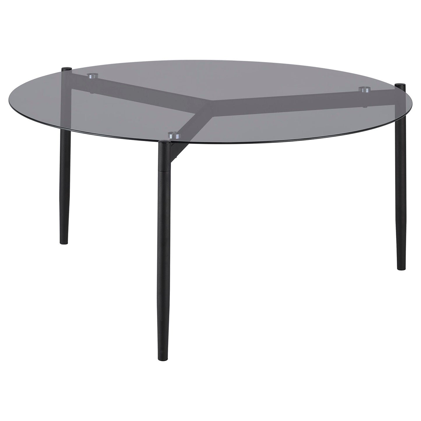 Rosalie 3-piece Round Coffee and End Table Set Grey