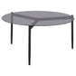 Rosalie 3-piece Round Coffee and End Table Set Grey