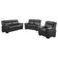 Arabella 3-piece Upholstered Padded Arm Sofa Set Grey