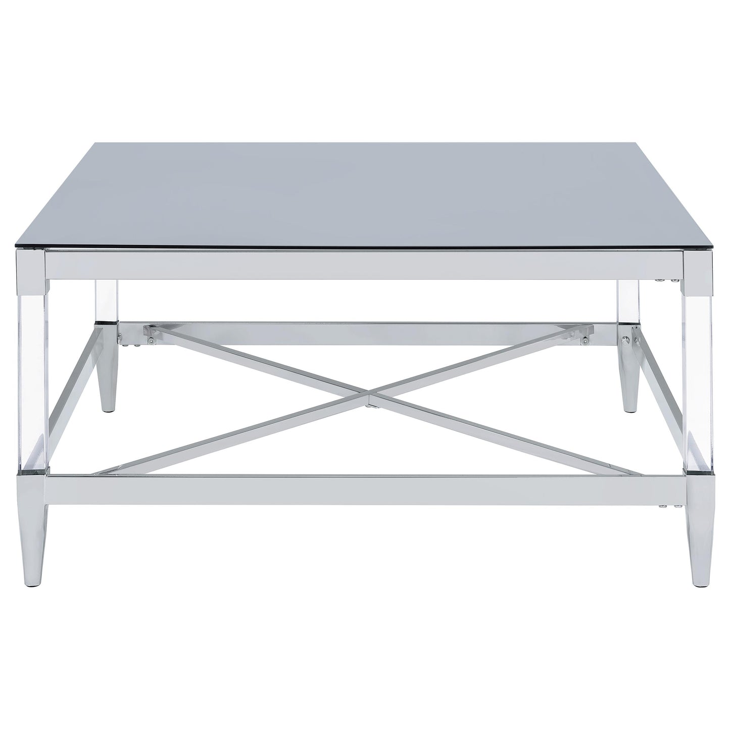 Lindley 3-piece Square Coffee and End Table Set Chrome
