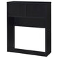 Westpark 3-piece Twin Bedroom Set Bookcase Headboard Black