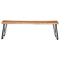 Sherman Wood Dining Bench Natural Acacia