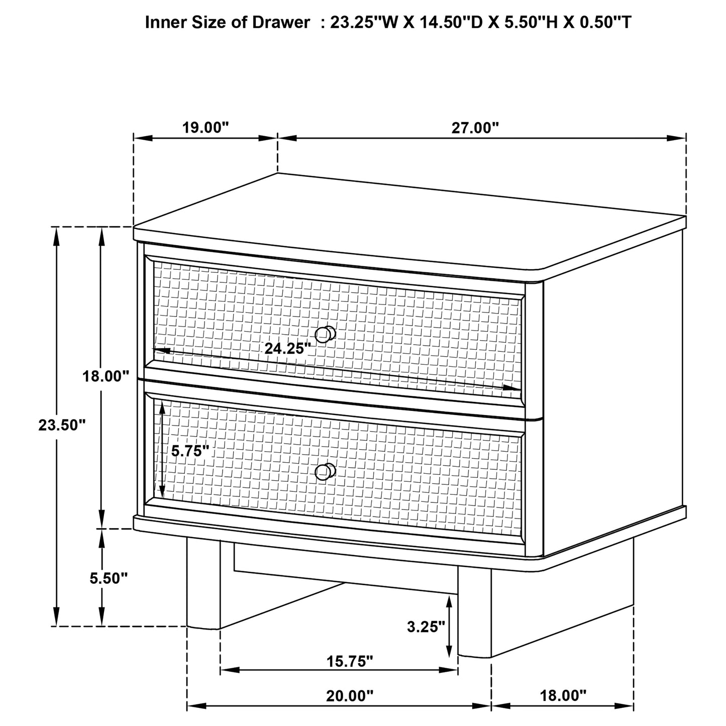 Kailani 5-piece Queen Bedroom Set Beige Oak