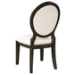 Twyla 7-piece Round Wood Dining Room Table Set Dark Cocoa