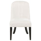 Leandro Upholstered Dining Side Chair Cream (Set of 2)