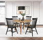 Andrews 48-inch Round Wood Dining Room Table Light Ash