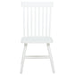 Andrews Windsor Spindle Back Dining Side Chair White (Set of 2)