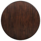 Barton 5-piece Round Wood Dining Table Set Dark Brown
