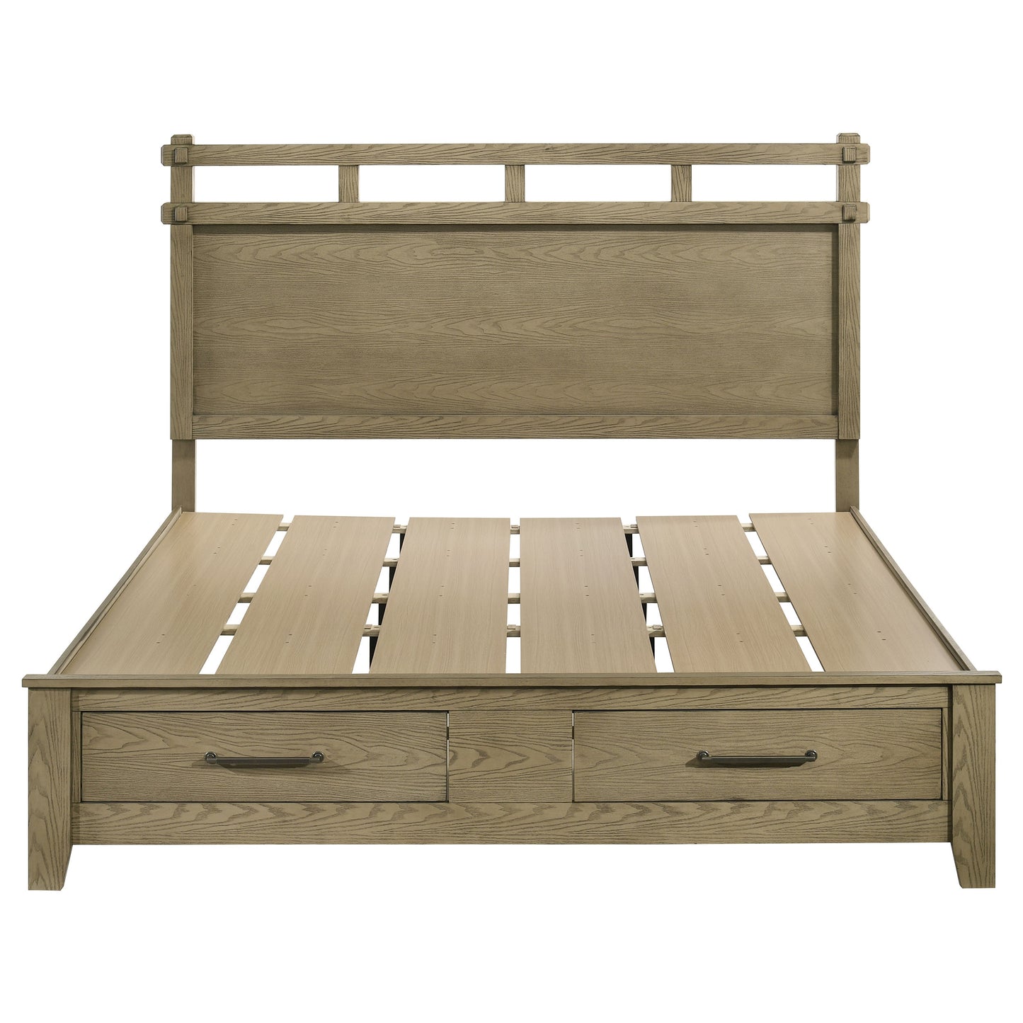 Hazlewood 59-inch Eastern King Storage Bed Vineyard Oak